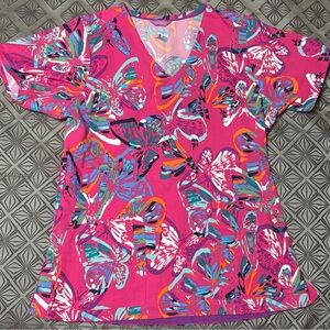Vera Bradley scrub top
